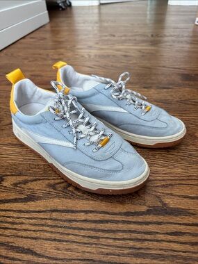 Oncept Casual Light Blue & Yellow Womens  Low-Top Sneakers